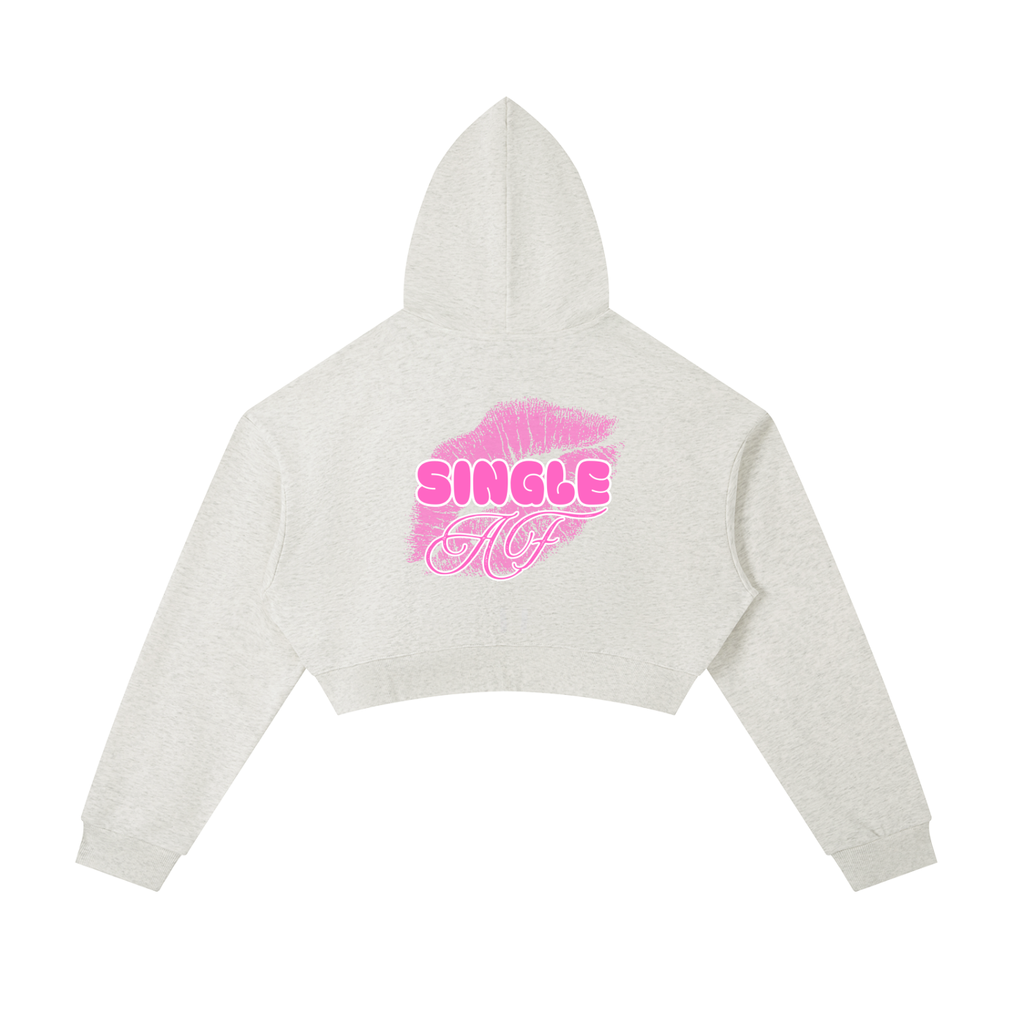 M.A 💋 Cropped Zip-Up Hoodie