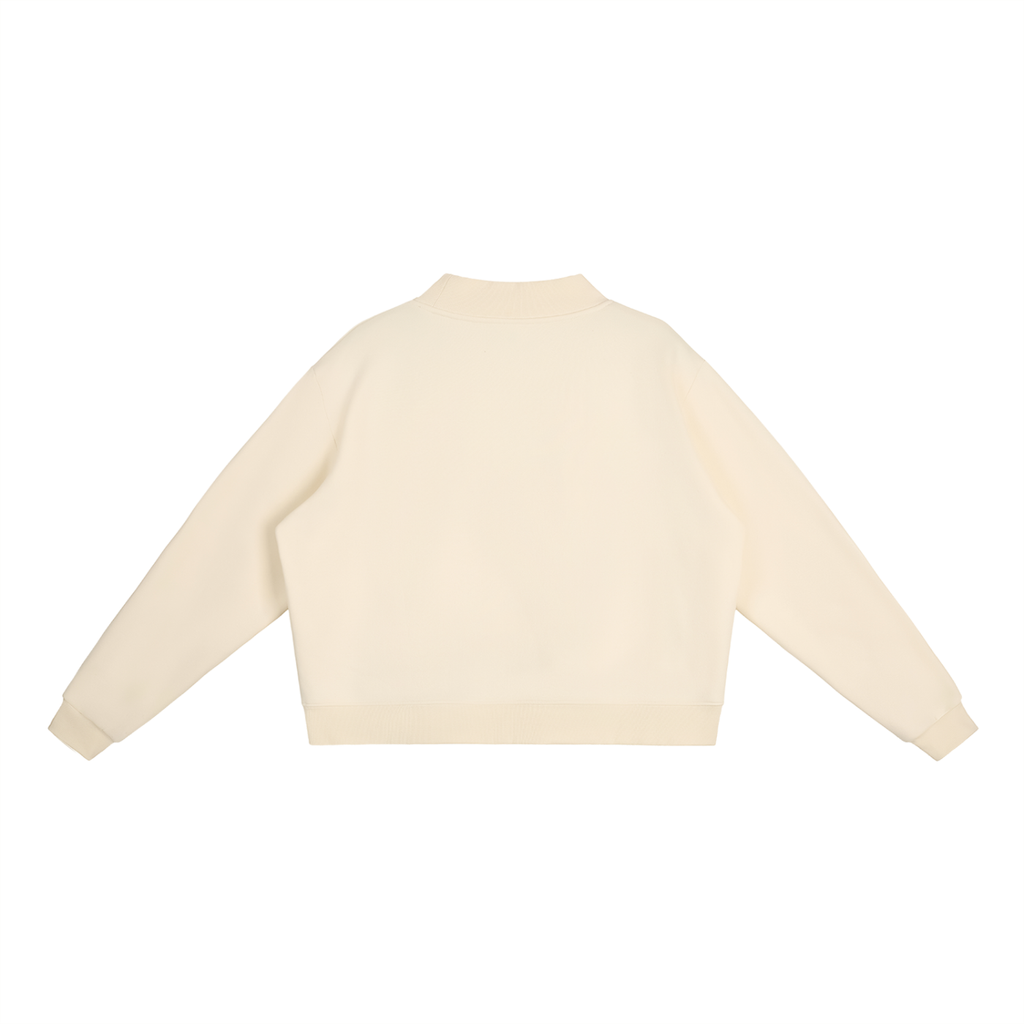 AL-HUB COLLECTION-  MockNeck Crew Sweatshirt