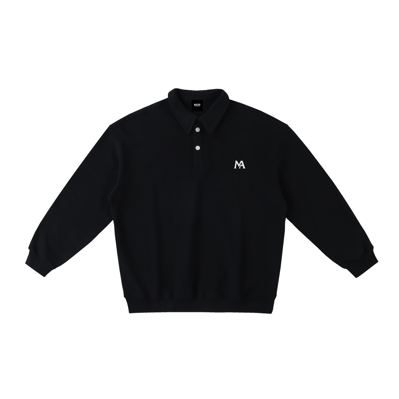 MASRI - Heavyweight Polo-Collar Sweatshirt