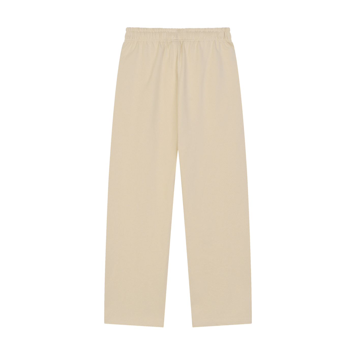 Solid Color Straight-Leg Sweatpants