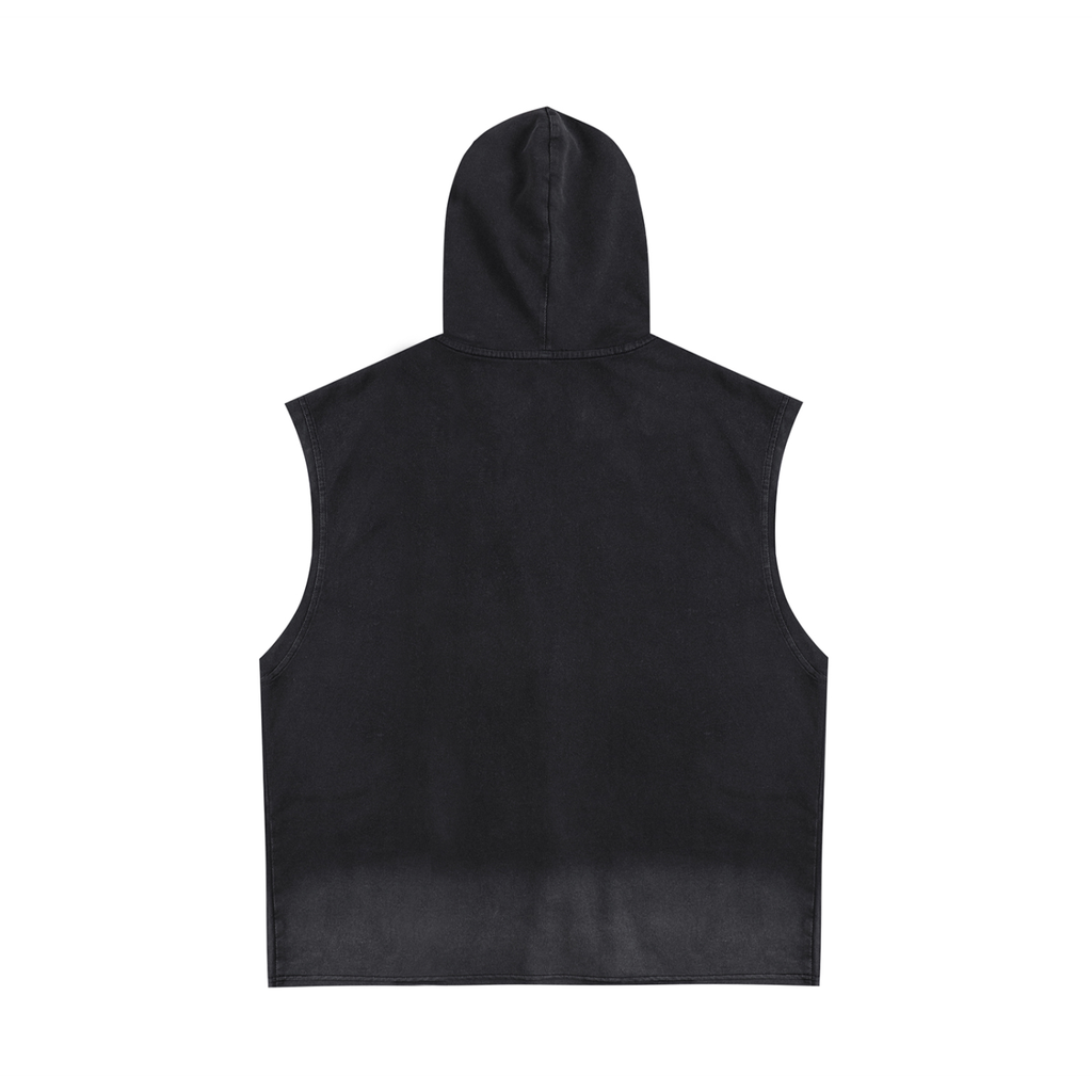 MASRI - Vintage Zip-Up Hooded Tank Top