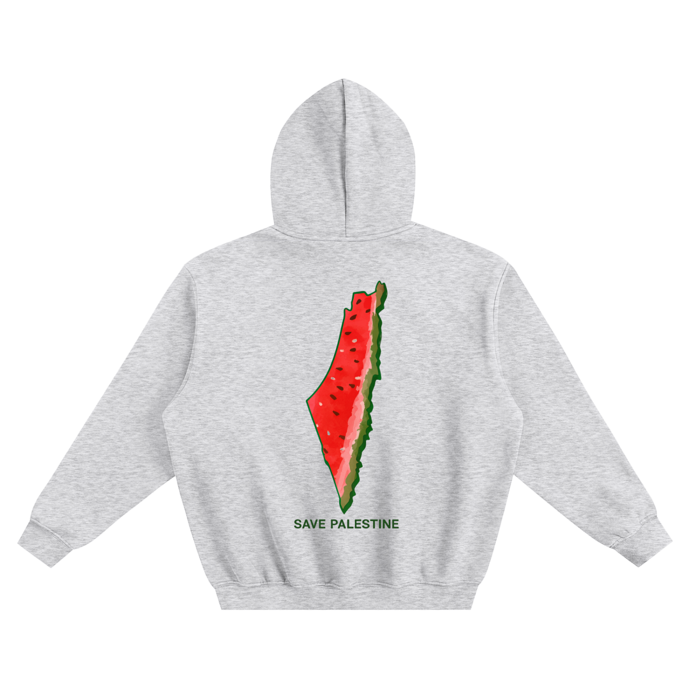 PALI 🍉 PINK - Boxy Fleeced Hoodie