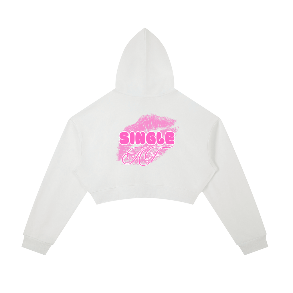 M.A 💋 Cropped Zip-Up Hoodie