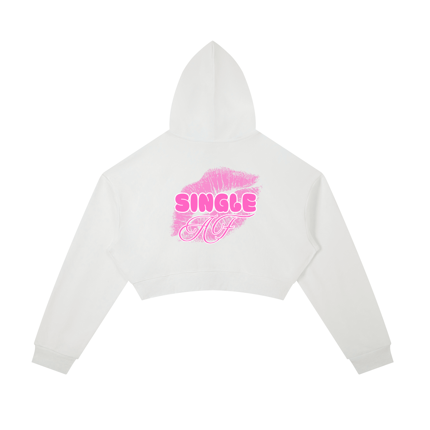 M.A 💋 Cropped Zip-Up Hoodie