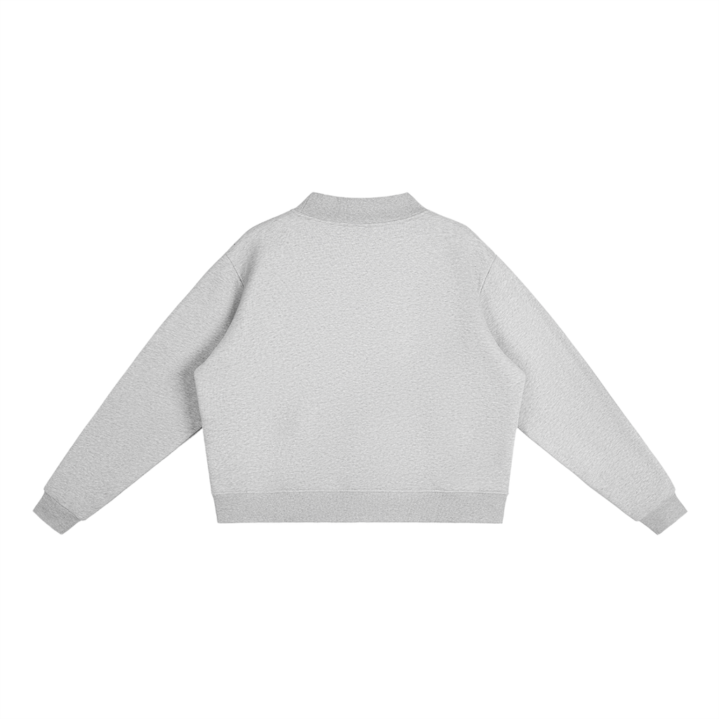 AL-HUB COLLECTION-  MockNeck Crew Sweatshirt
