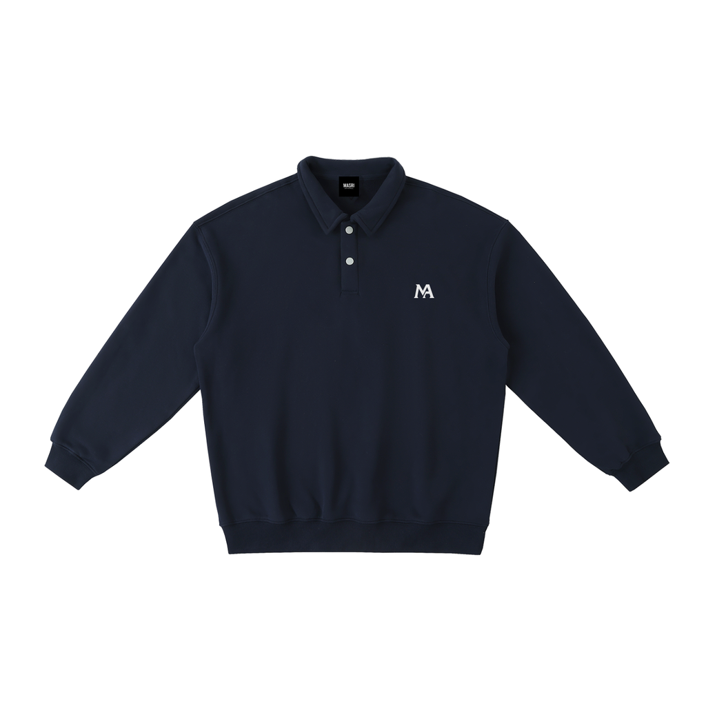 MASRI - Heavyweight Polo-Collar Sweatshirt