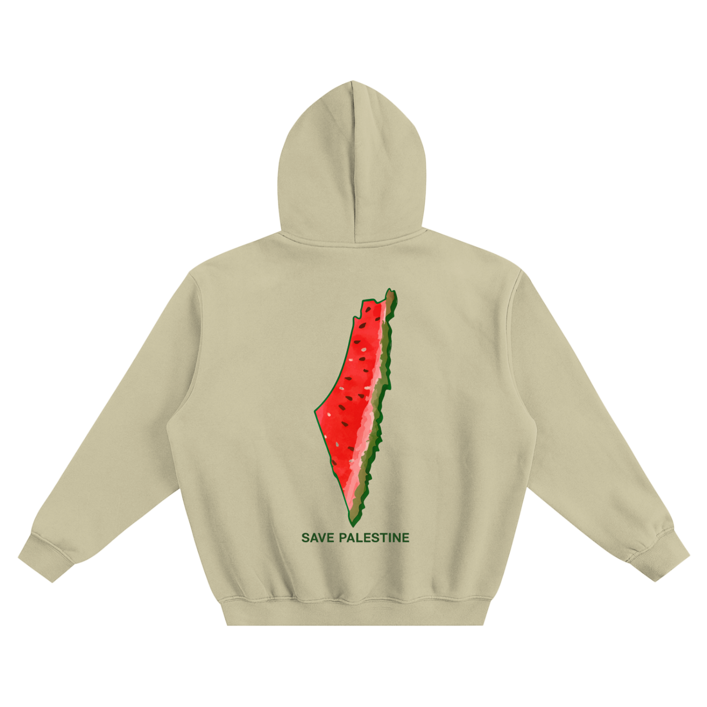 PALI 🍉 PINK - Boxy Fleeced Hoodie