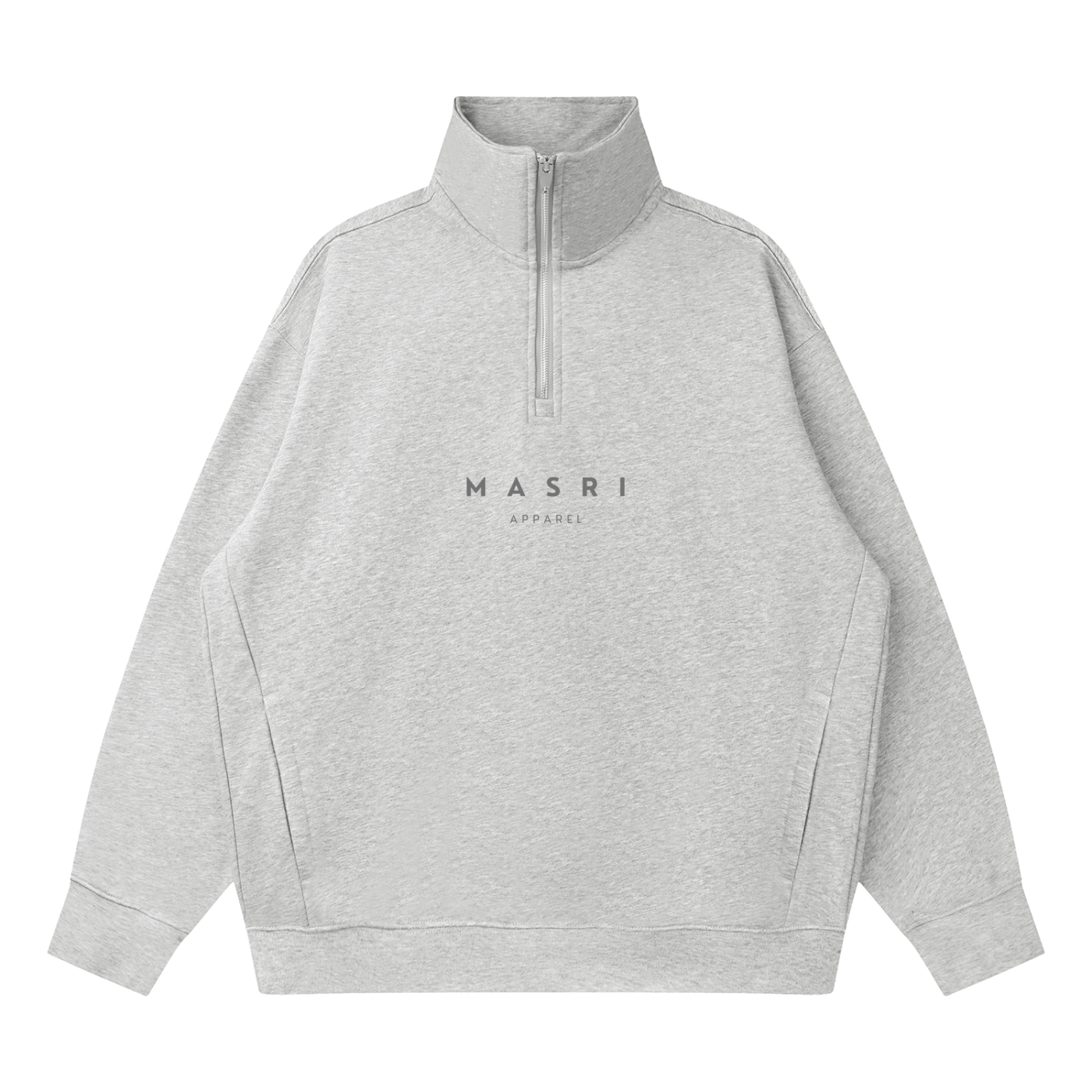 M.A - Quarter-Zip Drop Shoulder Sweatshirt