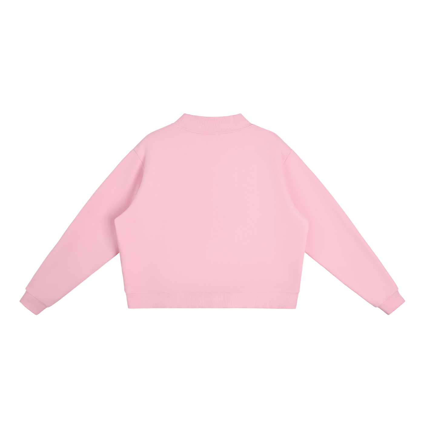 AL-HUB COLLECTION-  MockNeck Crew Sweatshirt
