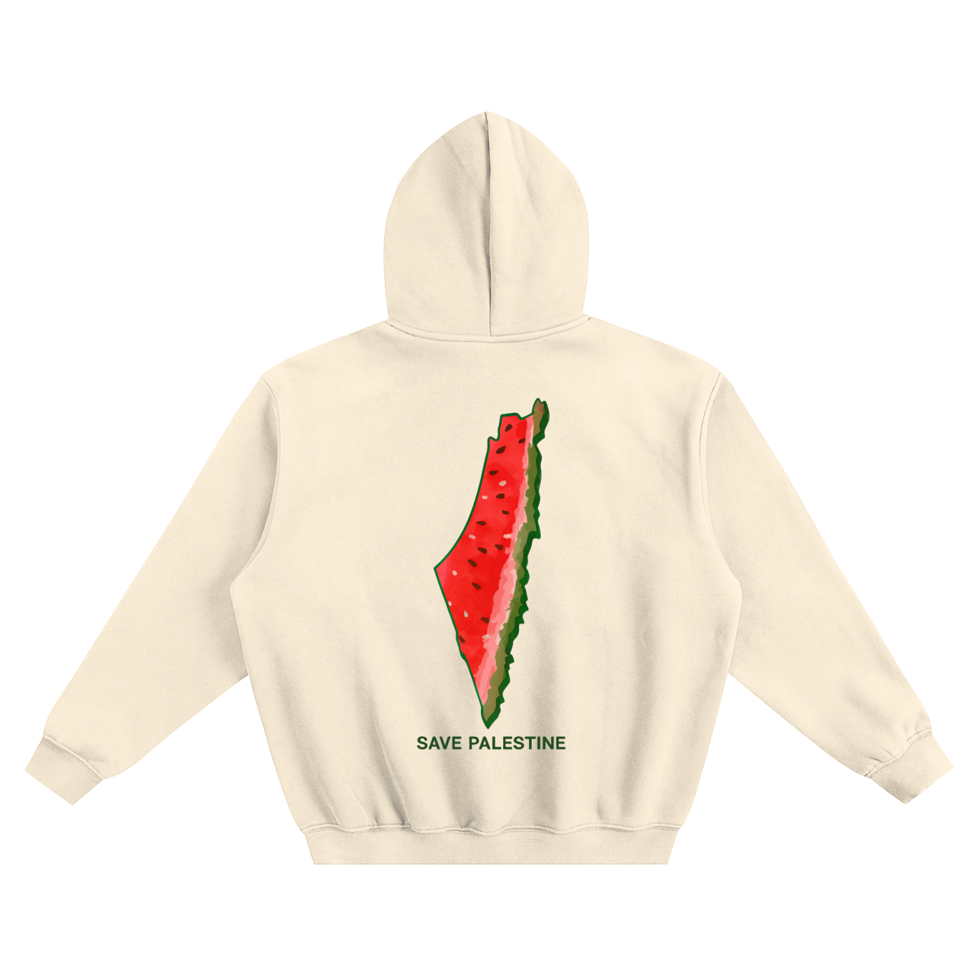 PALI 🍉 PINK - Boxy Fleeced Hoodie