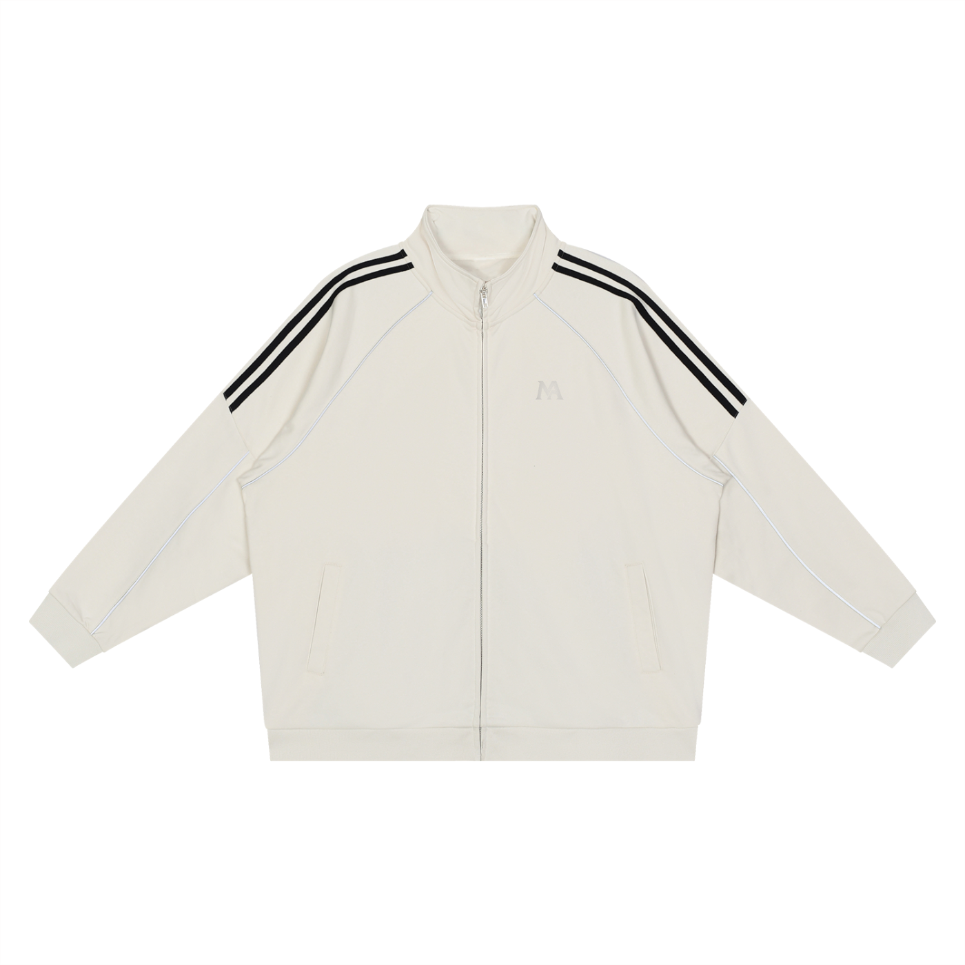 M.A REFLECTIVE - Striped Sleeve  Jacket