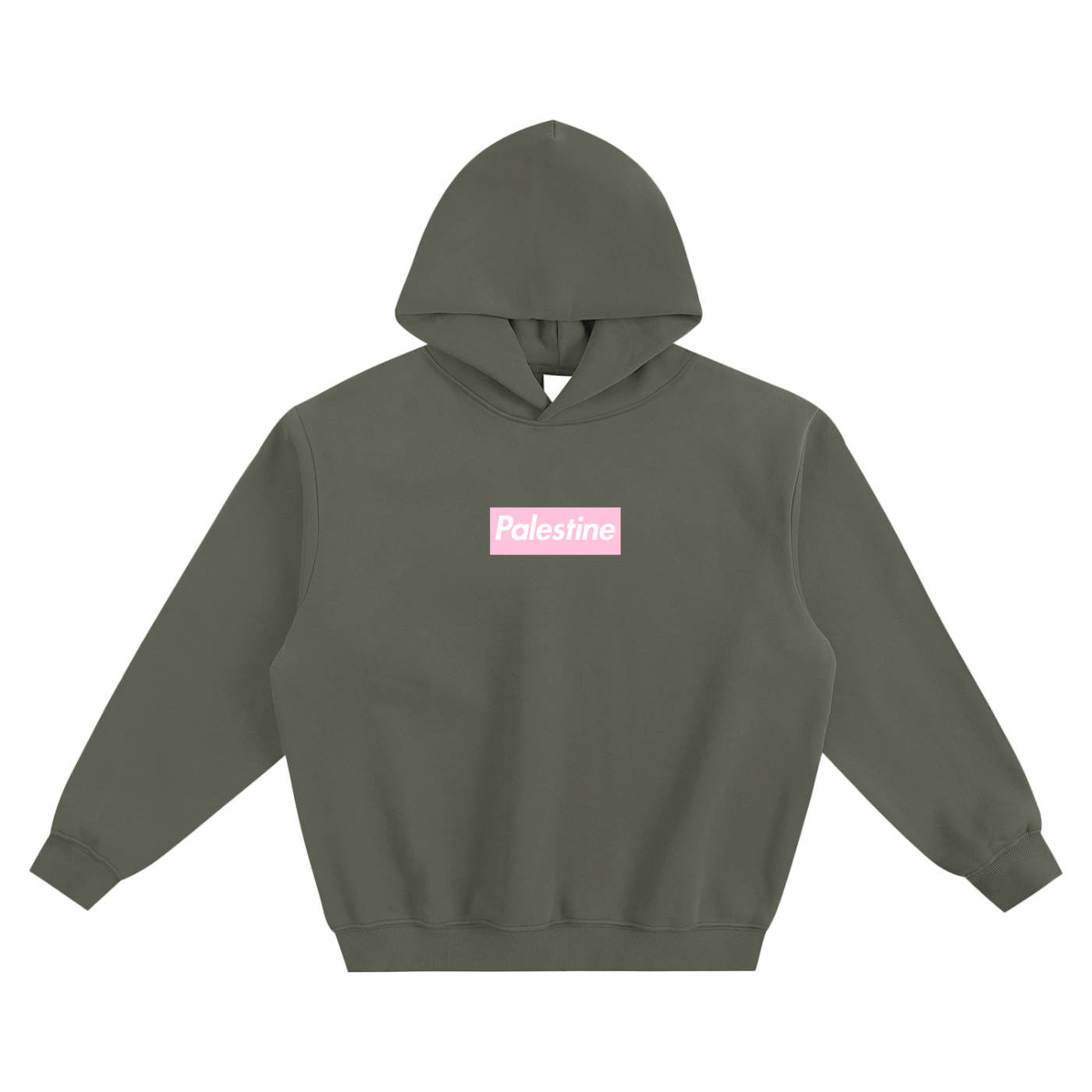 PALI 🍉 PINK - Boxy Fleeced Hoodie