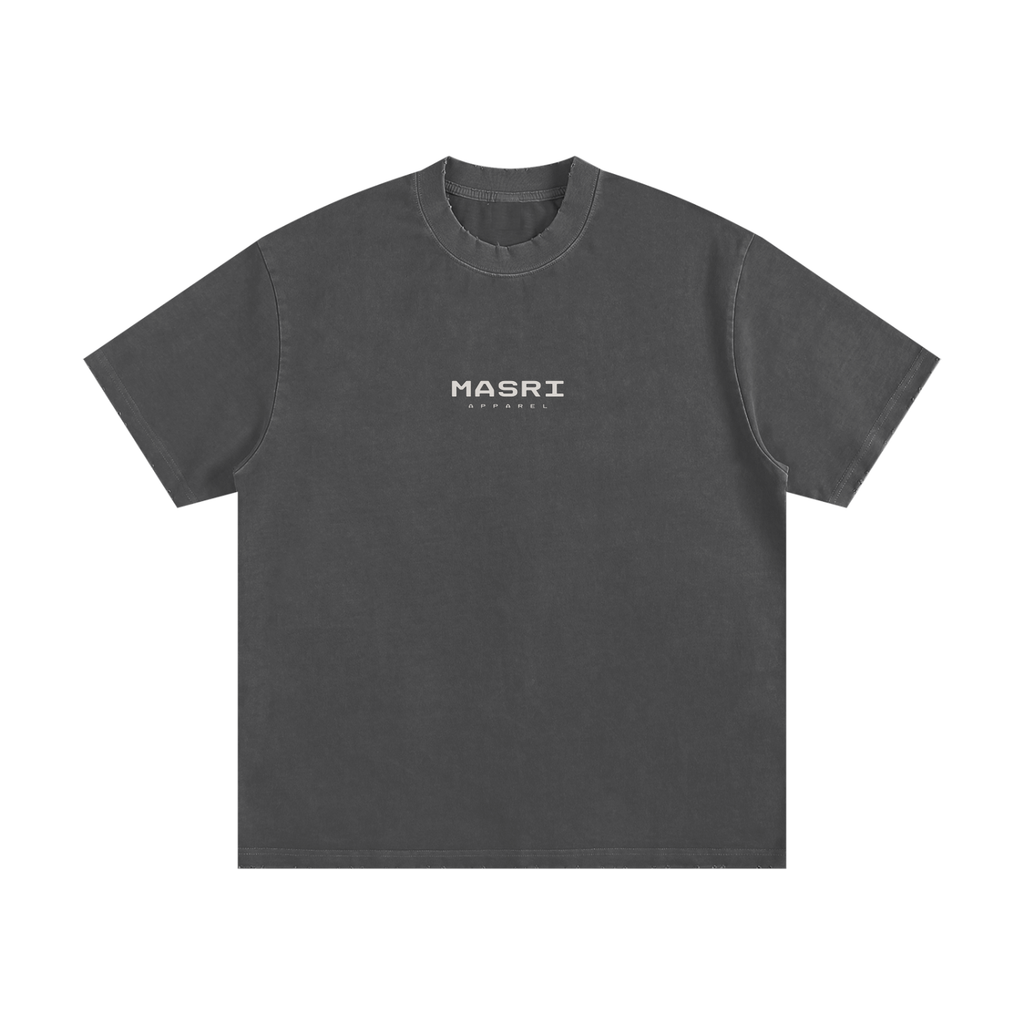 M.A - Heavyweight Vintage Washed Frayed T-Shirt