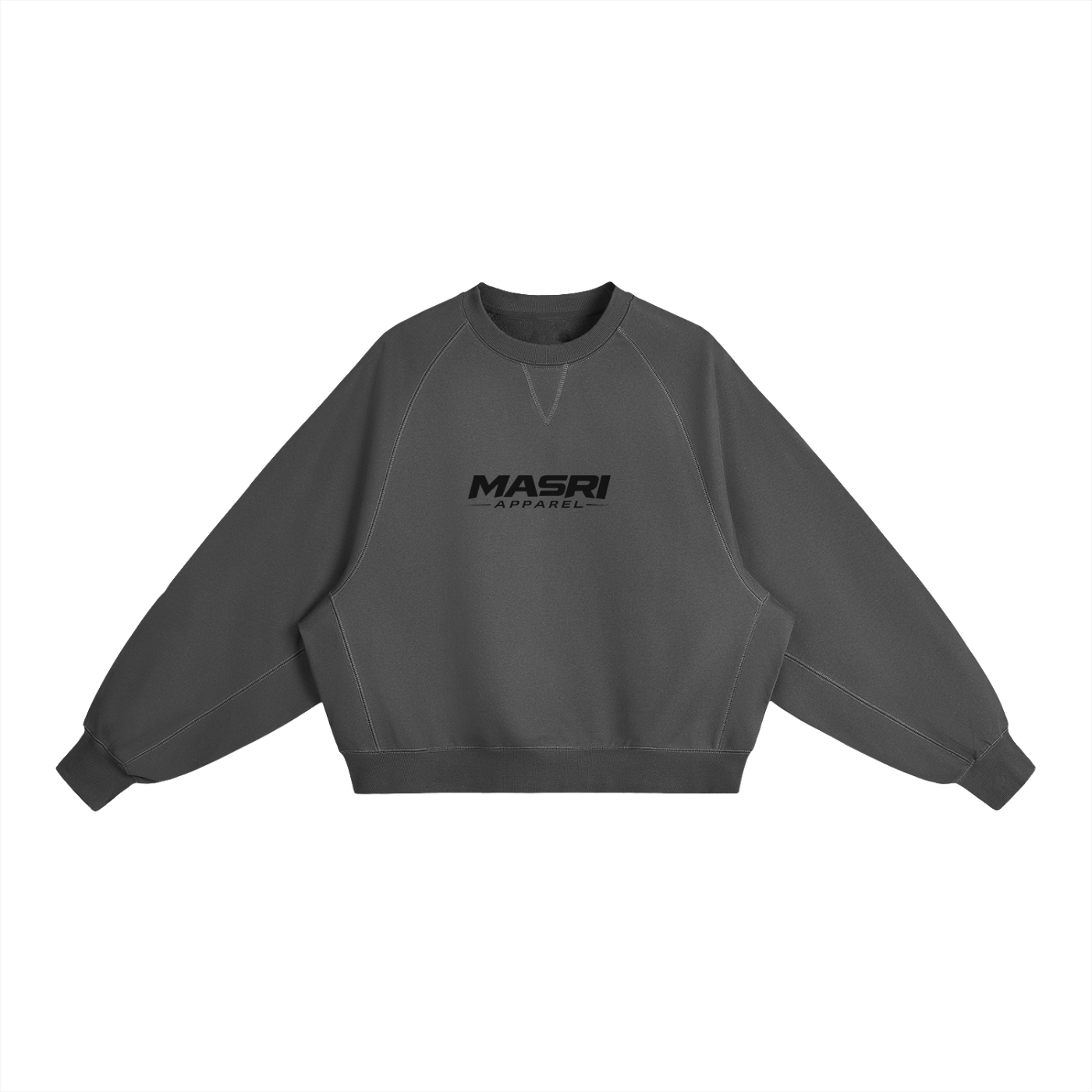 RACE TRACK CLUB - Heavyweight Dolman Sleeve Boxy Sweatshirt