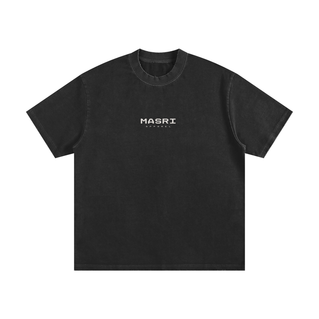M.A - Heavyweight Vintage Washed Frayed T-Shirt