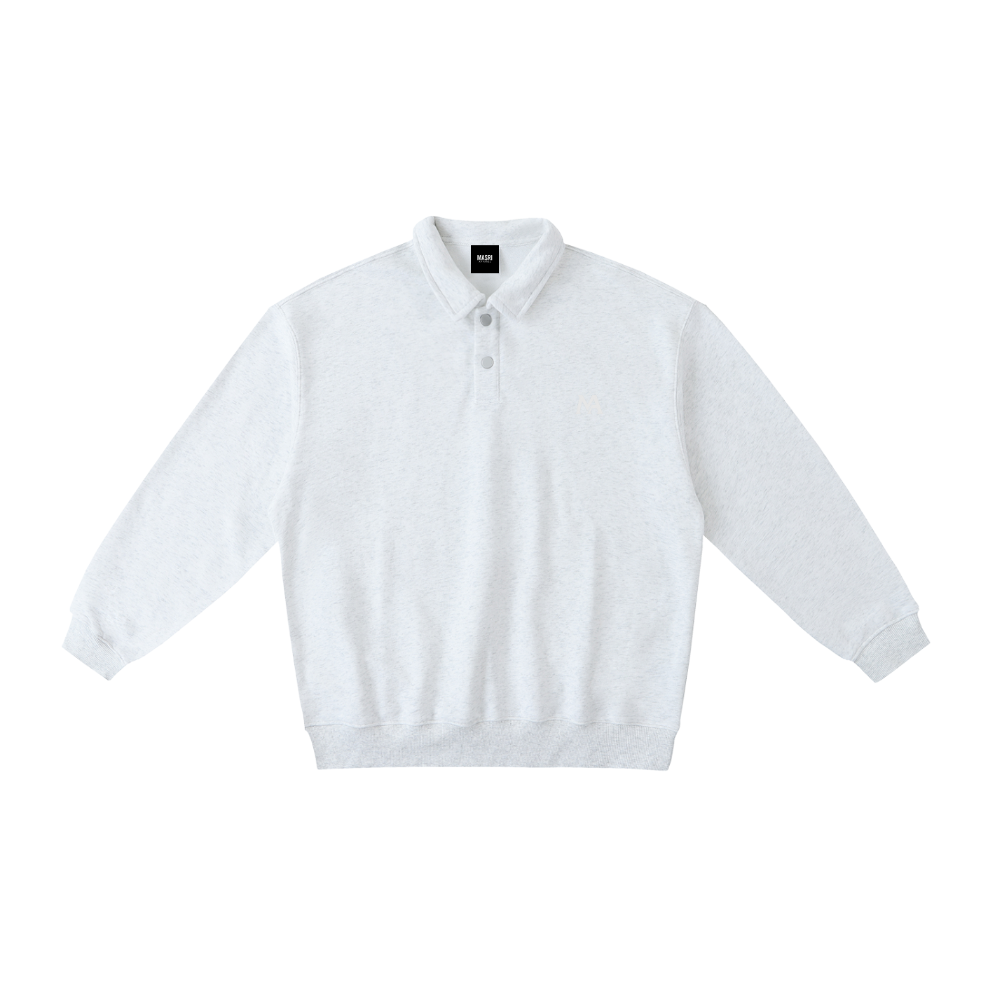 MASRI - Heavyweight Polo-Collar Sweatshirt