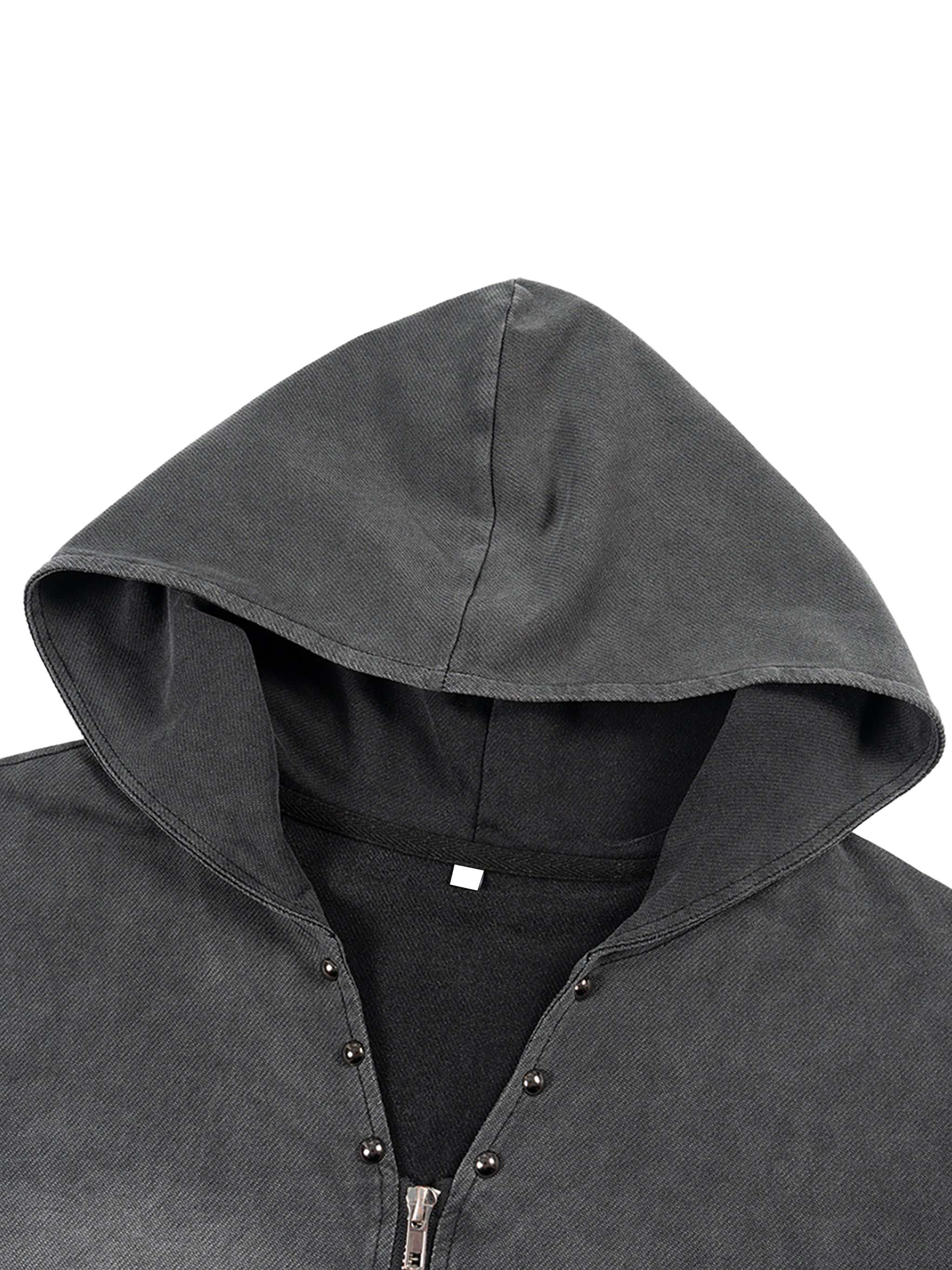 MASRI - Vintage Zip-Up Hooded Tank Top