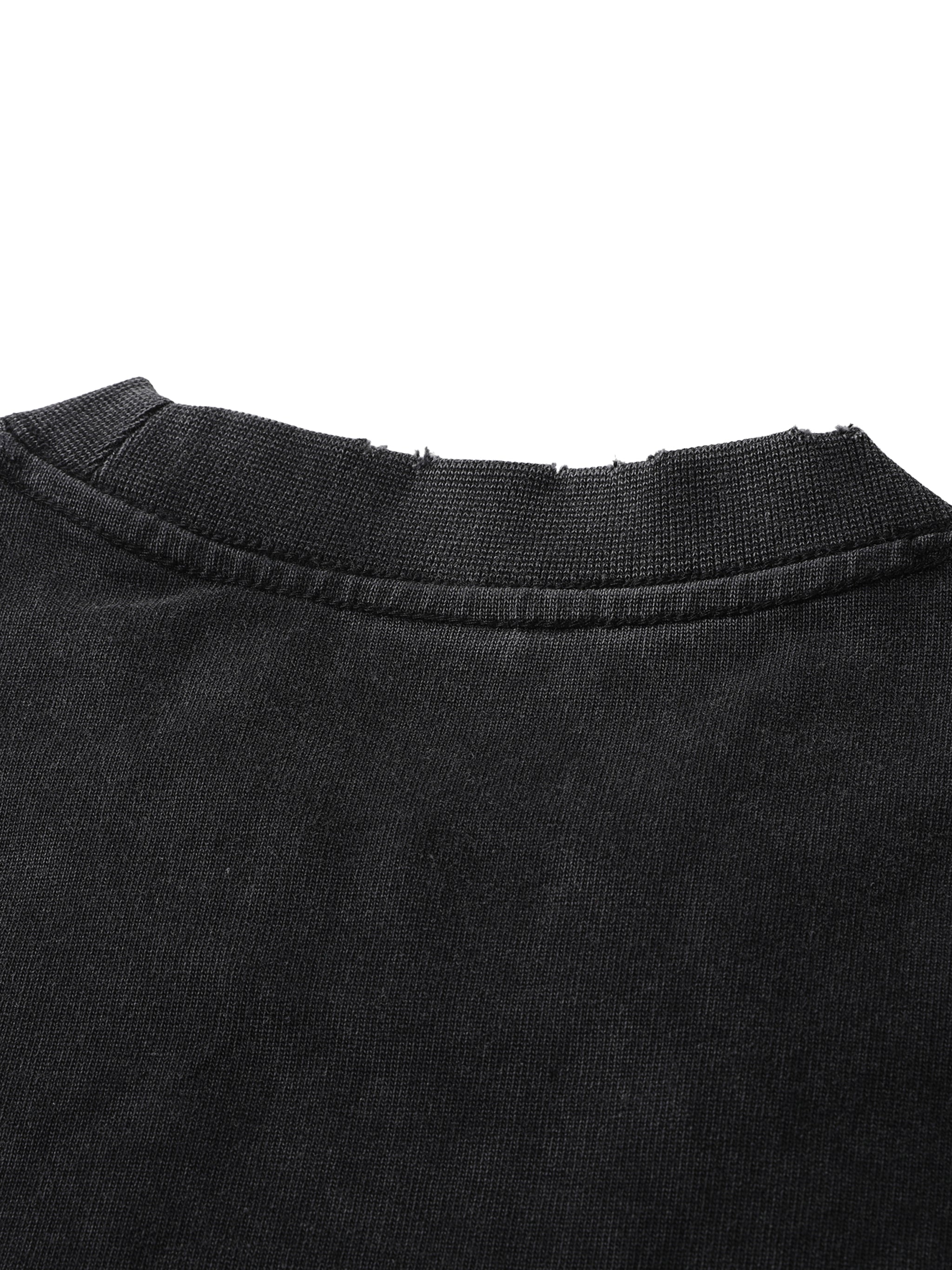 M.A - Heavyweight Vintage Washed Frayed T-Shirt