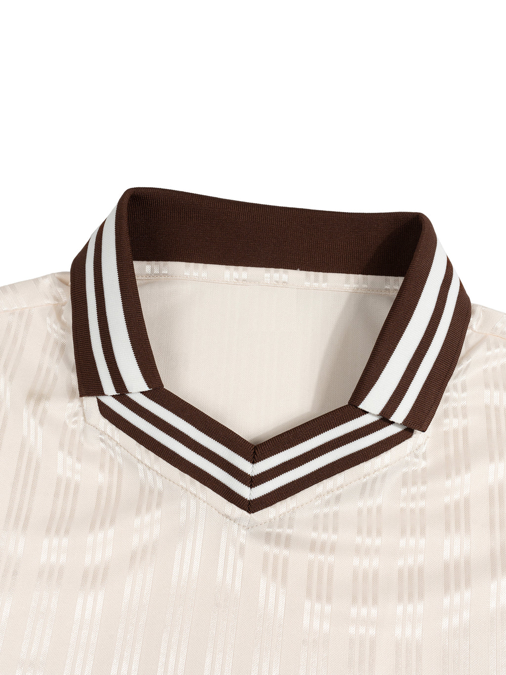 M.A SOCCER JERSEY - Stripes Polo Collar T-Shirt