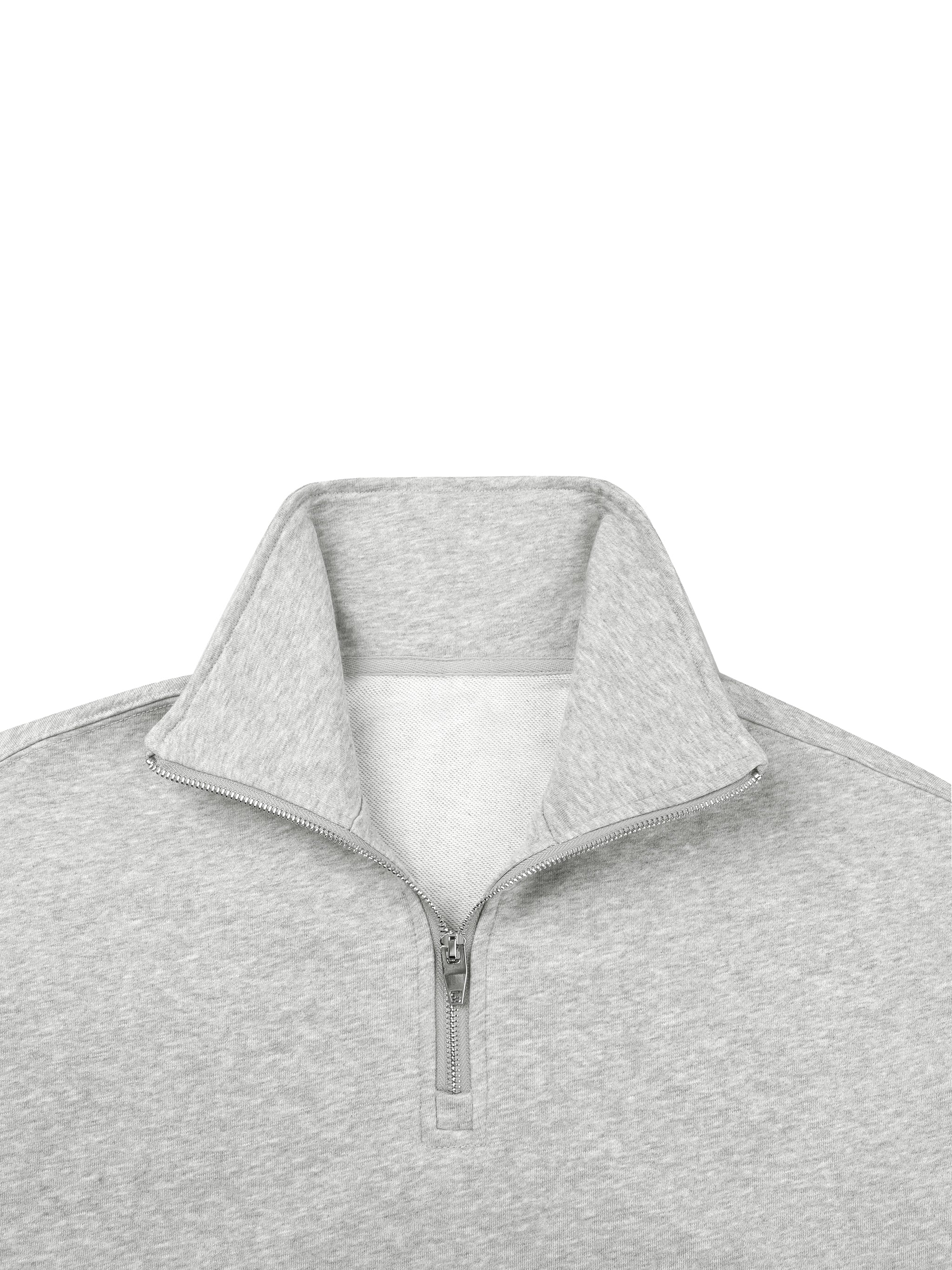 M.A - Quarter-Zip Drop Shoulder Sweatshirt