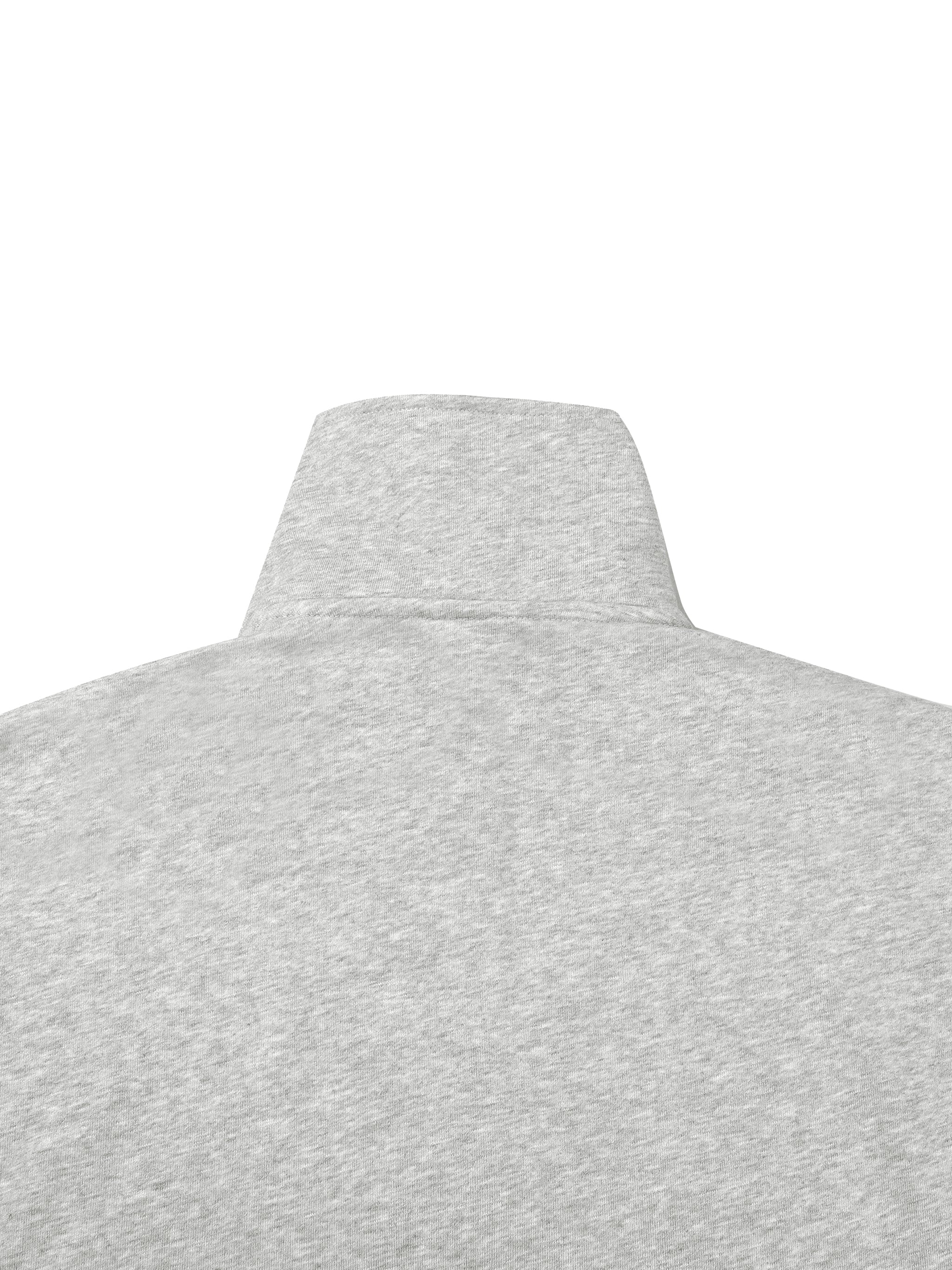 M.A - Quarter-Zip Drop Shoulder Sweatshirt